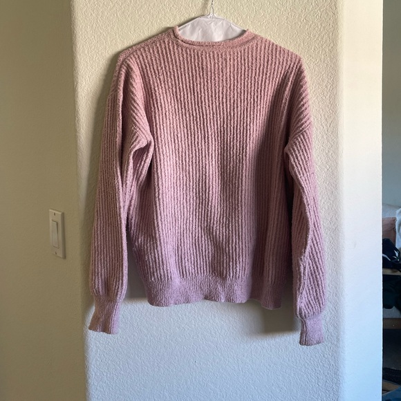 Frank And Oak Pink Wool Sweater - Picture 6 of 6